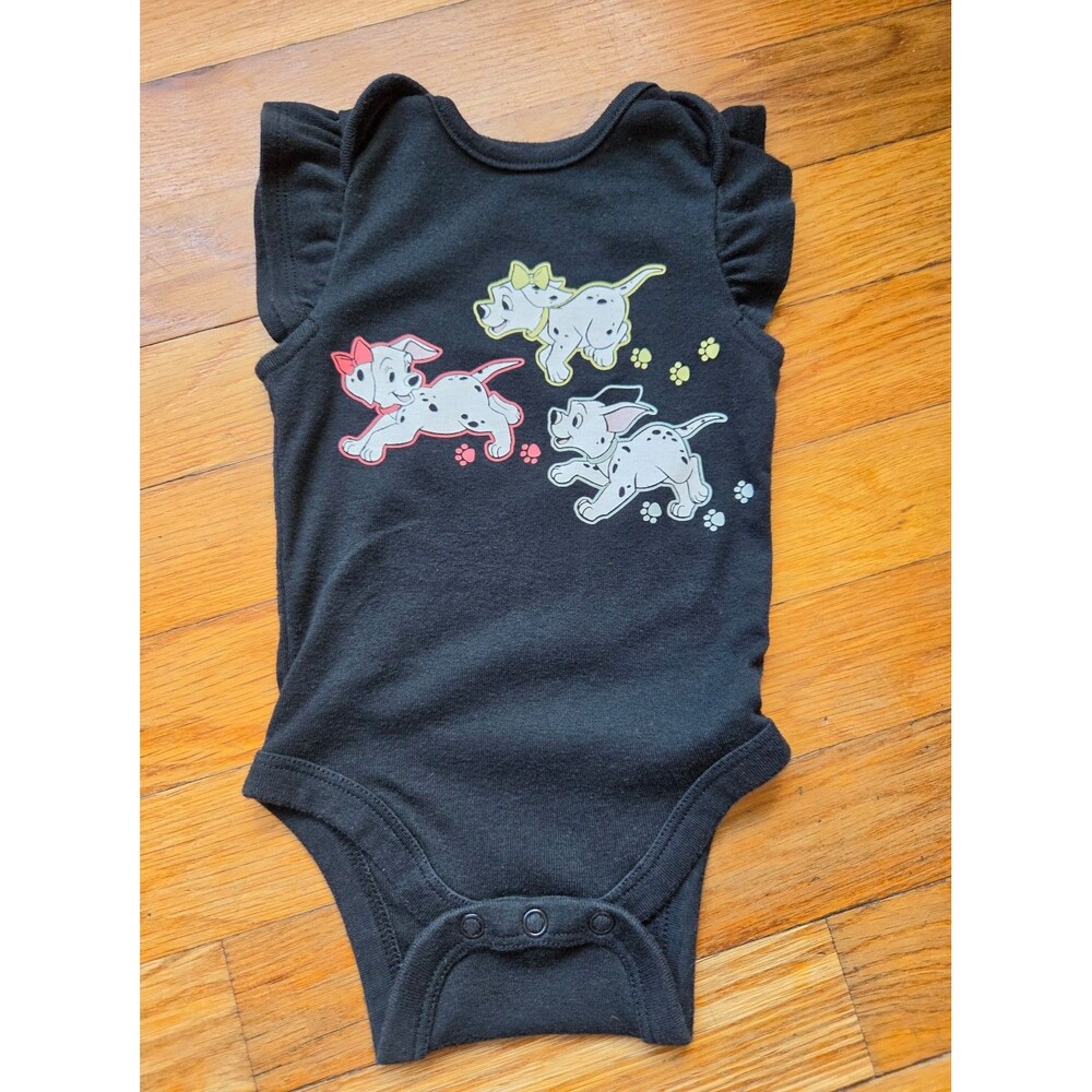 Disney 101 Dalmations bodysuit one piece jumping beans size 6 months ruffle